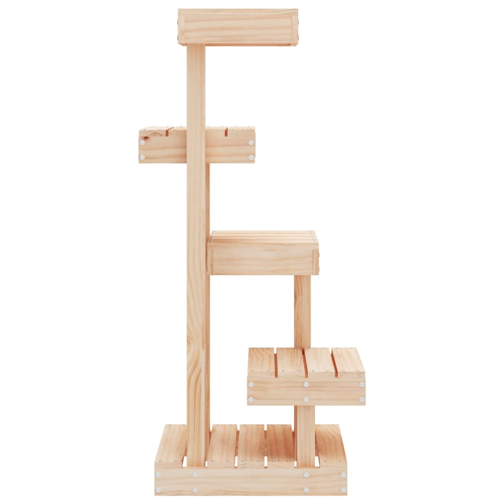 NNEVL Cat Tree 45.5x49x103 cm Solid Wood Pine