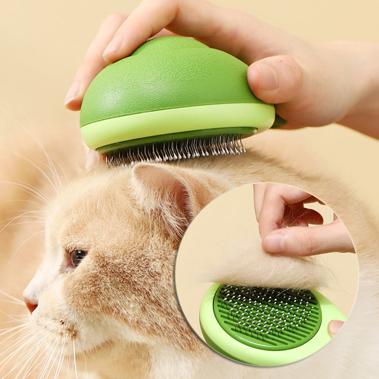 Avocado Shaped Cat and Dog Grooming Tool-0