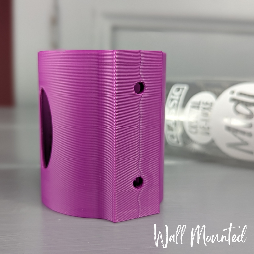 SINGLE Cage/Wall Mounted Water Bottle Holder - Electric Purple - TRADE