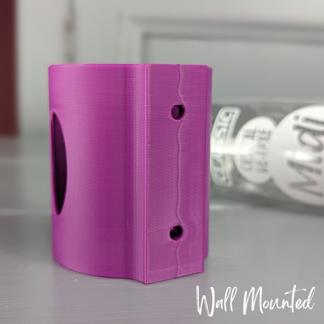 SINGLE Cage/Wall Mounted Water Bottle Holder - Electric Purple - TRADE