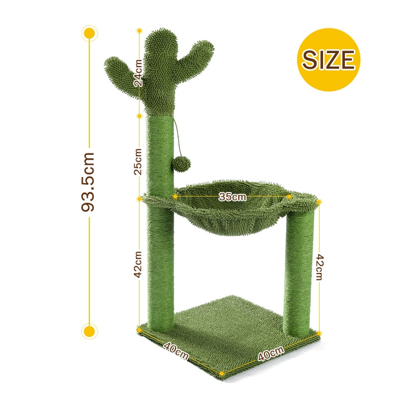 Cactus Cat Tree Toy