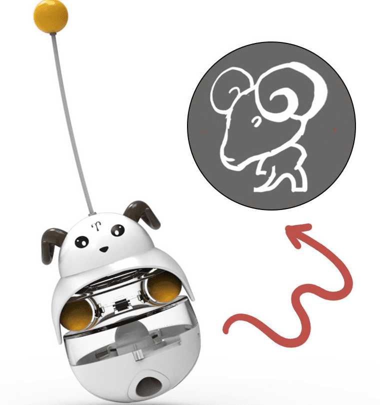 Tumbler Leak Toy for Cats and Dogs-6