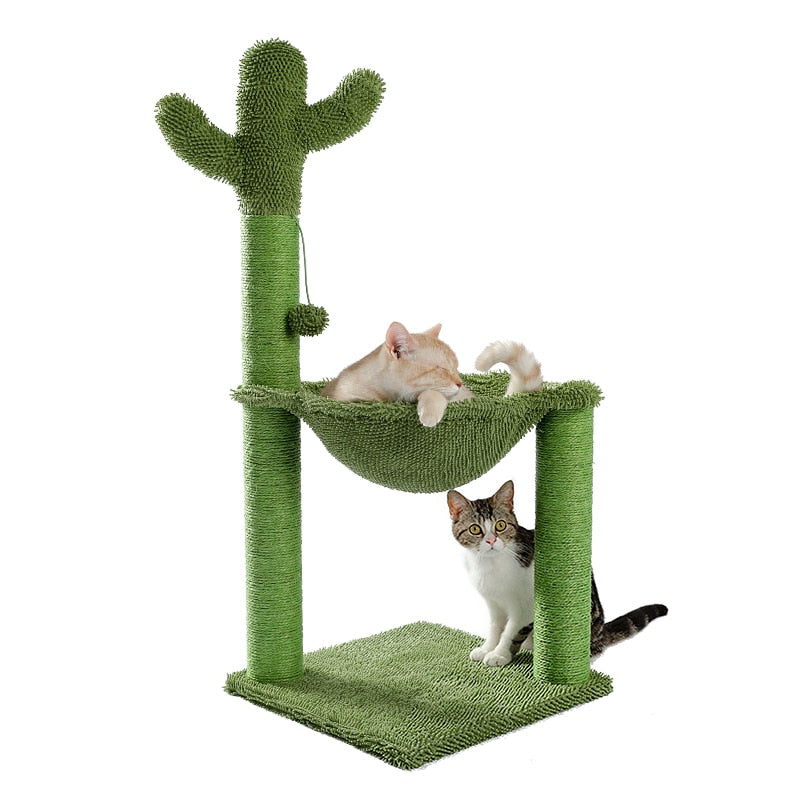NNEOBA Cactus Cat Tree Toy
