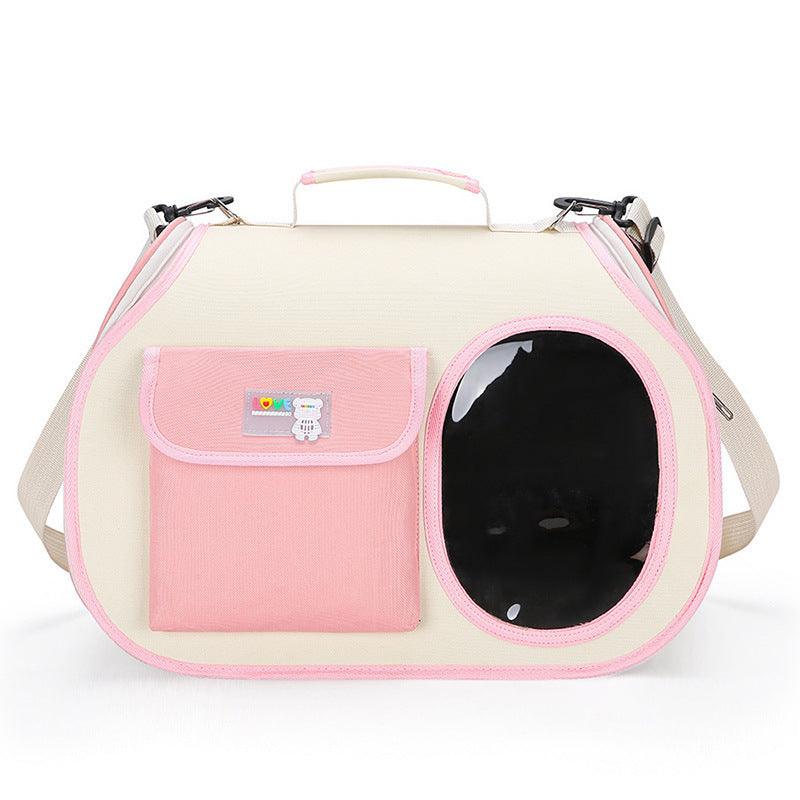 NNEDSZ Pink Colors Pet Carrier Backpack, Breathable Cat Carrier Backpack with Transparent Window, Airline Approved Dog Backpack Carrier for Small Dogs and Cats, Travel Hiking Camping