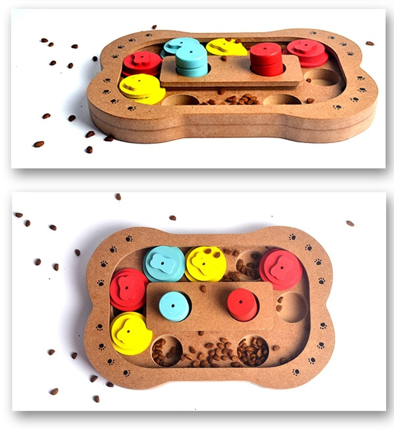 Wooden Puzzle Toy for Dogs-3