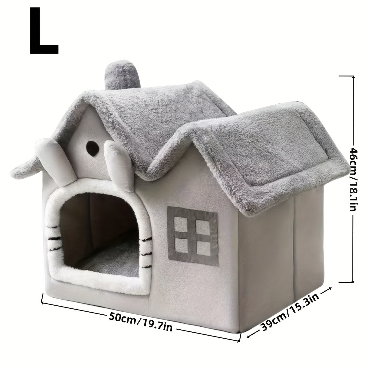 Classic Soft Cat House Bed for Small Pets