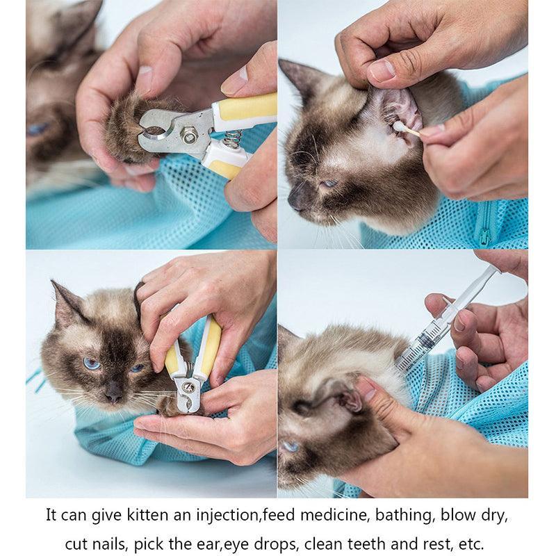 Adjustable Pet Soft Cat Grooming Bag: The Ultimate Multifunctional Solution For Cat Care