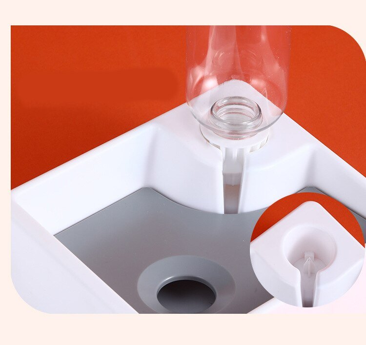 Cat Bowl Dog Water Feeder Bowl Cat Kitten Drinking Fountain Food Dish Pet Bowl Goods Automatic Water Feeder for Cat Dog