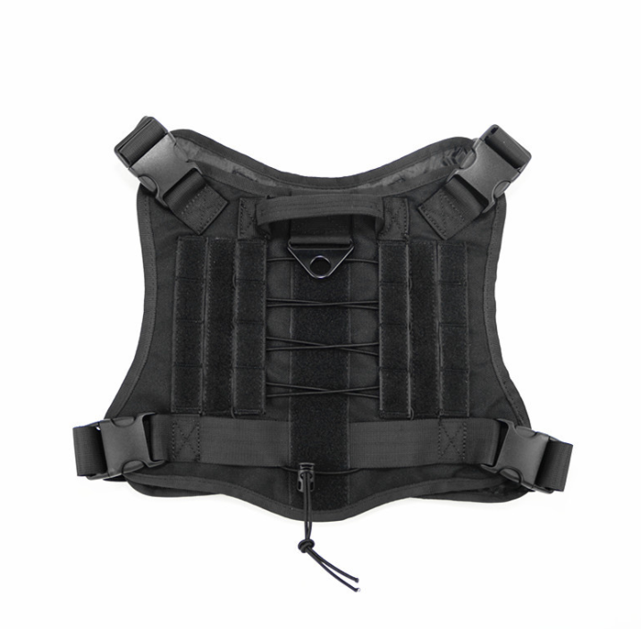 Tactical large dog vest dog patrol equipment pet dog clothes K9 chest strap-1