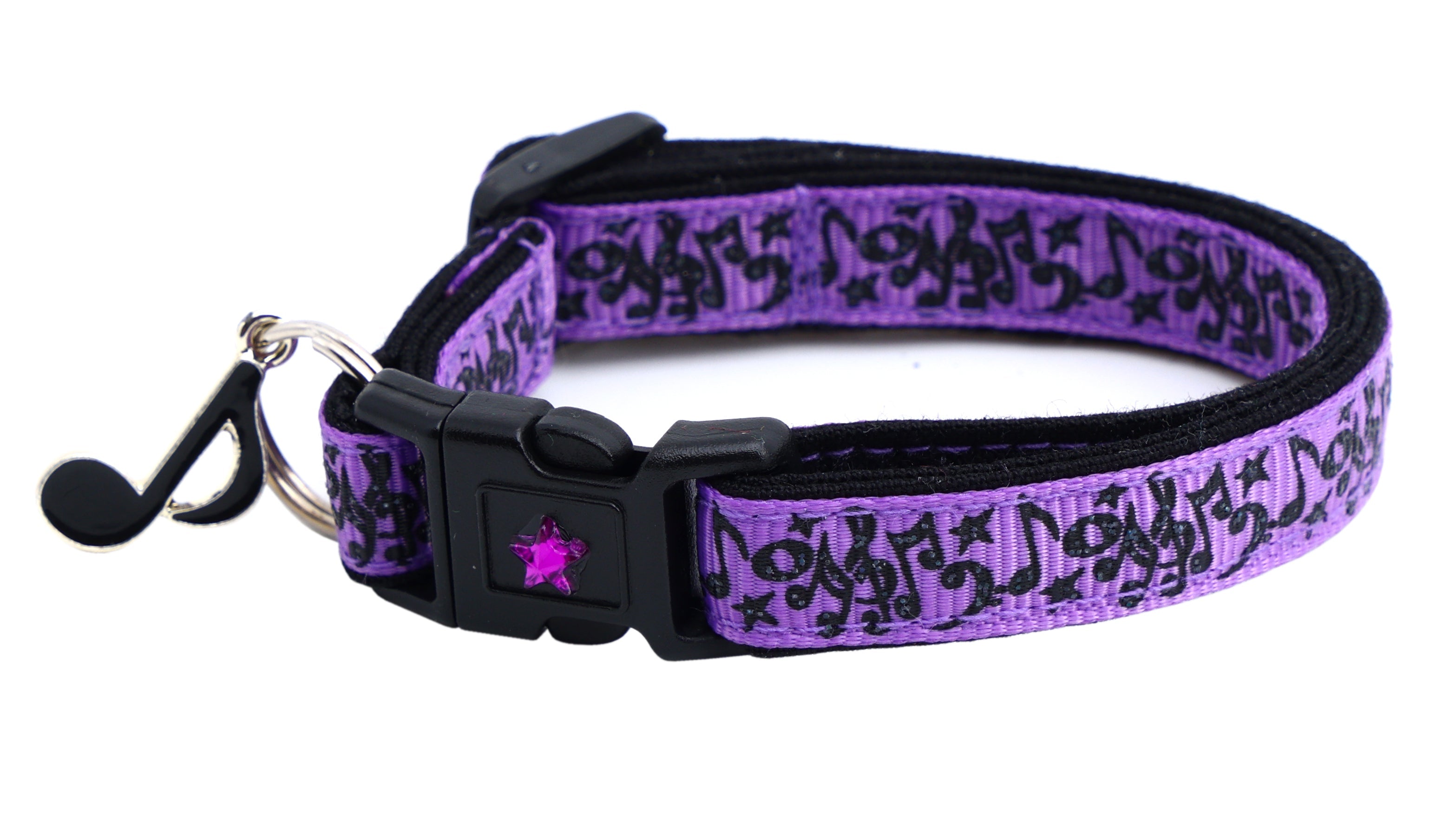Music Notes Cat Collar