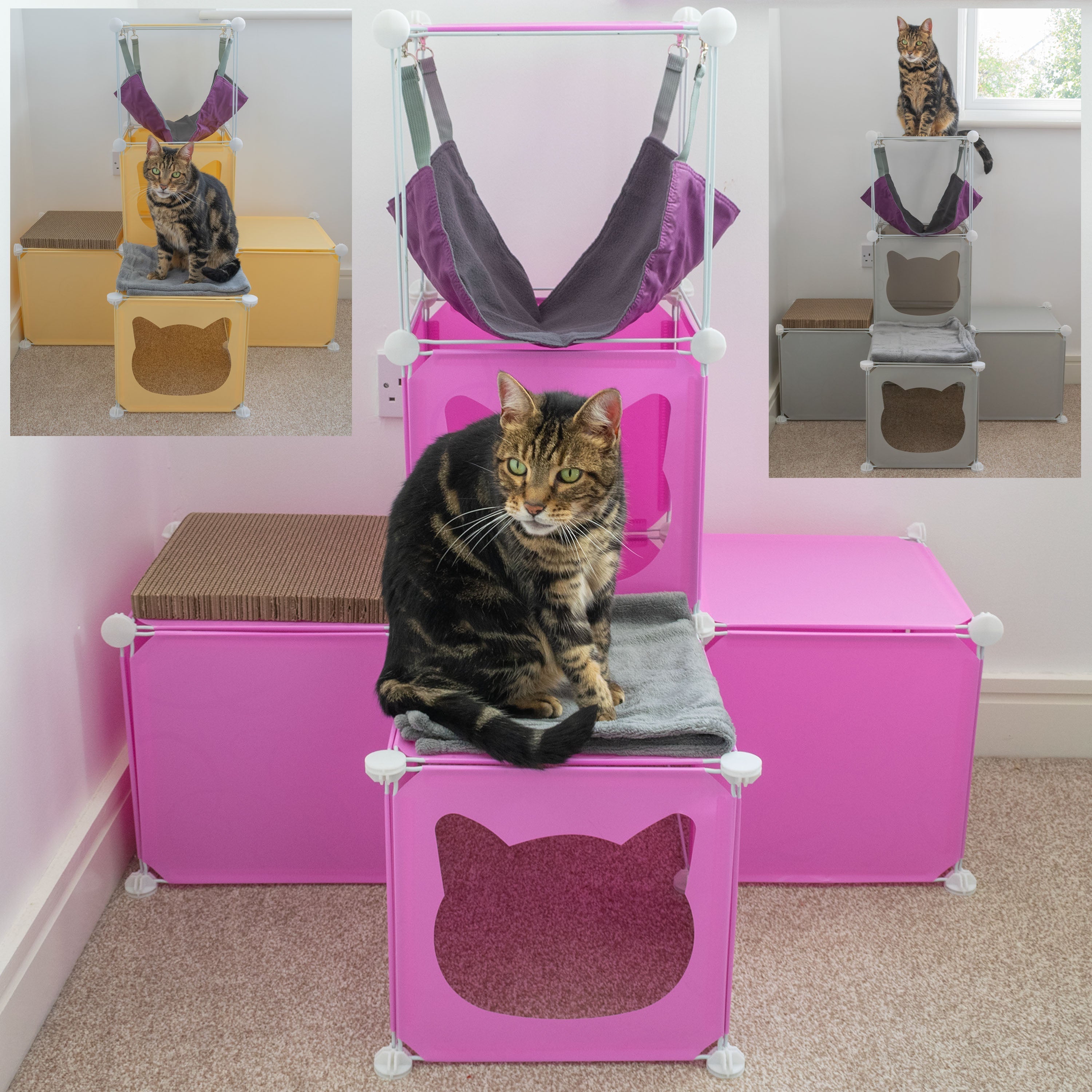 Kitty Cubby Cat Cube Play Tower MIDI