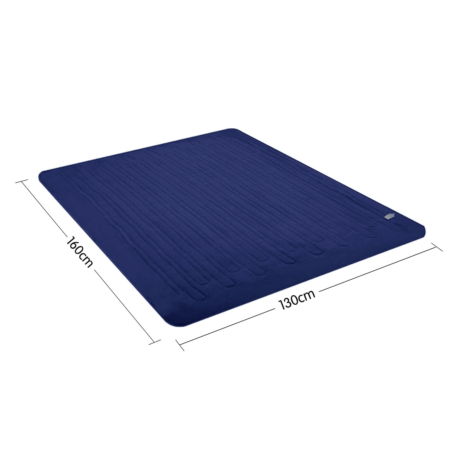 NNEDPE Heated Electric Blanket Coral Warm Fleece Winter Blue