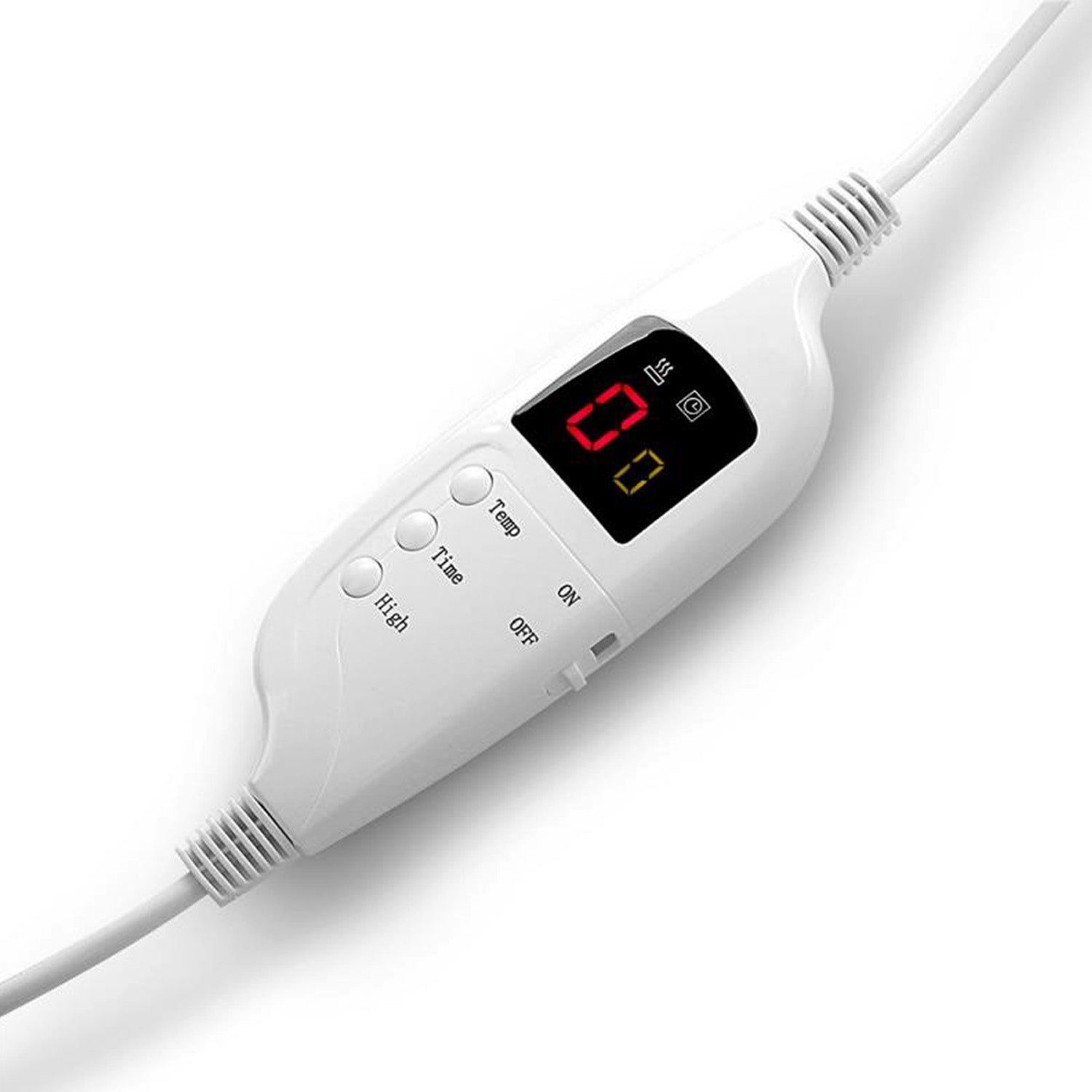 NNEDPE Heated Electric Blanket Coral Warm Fleece Winter Blue